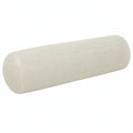Cojín cilíndrico 15 x 50 cm de poliéster beige - apoyo decorativo